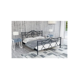 Metalia Gm 301 Gold Çift Kişilik Metal Karyola Siyah 140X190
