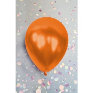 Metalik Turuncu 30 cm Balon, 10lu Paket