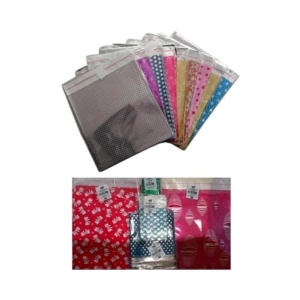 Metalize Hediye Paketi, 15x25 cm, 100 Adet