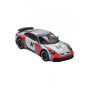 Metallic Buz Grisi Porsche 911 Dakar Modeli, 1/64 Ölçek