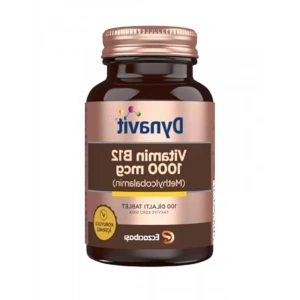 Methylcobalamin Vitamin B12, 1000 mcg 100 Dilaltı Tablet ile Enerji Desteği