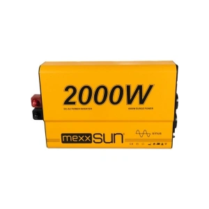 Mexxsun 12V Volt 2000W Tam Sinus Inverter 220V Çevirici Uzun Kablo ile Uyumlu