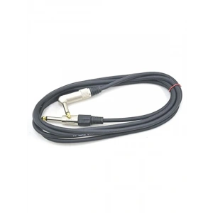 MGC3L BK Gitar Kablosu 3 Metre L Uçlu Çivi Siyah Enstrüman Kablosu
