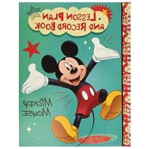 Mickey Mouse Temalı Ders Plan Defteri, 40 Haftalık
