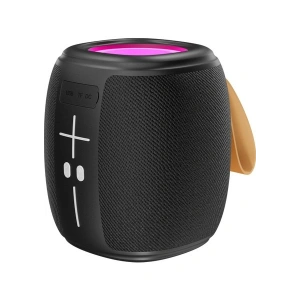 Mikado MD-888 Cube Siyah 5W 1200MAH Bt/tf/usb/led Işıklı Hoparlör Hoparlör