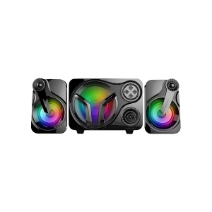 Mikado MD-BT28 5W+3W×2 Siyah LED Işıklı Speaker