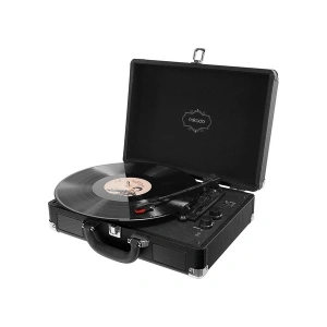 Mikado Nostalgia MN-P317 Siyah Turntable+Rca+Bluetooth Destekli Pikap