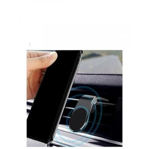 Mıknatıslı Telefon Tutucu, Sedan SUV Araçlar için Siyah Renk Seçeneği