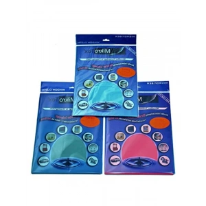 Mikrofiber Cam Bezi, 6 Adet, 40 x 50 cm, Çok Renkli