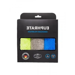 Mikrofiber Temizlik Seti - 3lü Paket, 40x40 cm Boyutunda