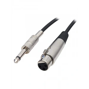 Mikrofon Ara Kablo, 5 Metre Uzunluk, 6.3mm ve XLR Bağlantı