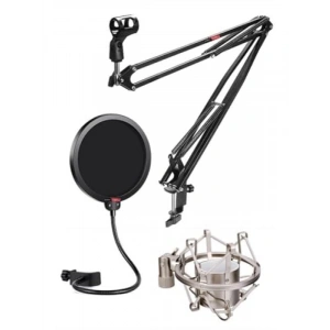 Mikrofon Standı için Filtre ve Shock Mount Seti
