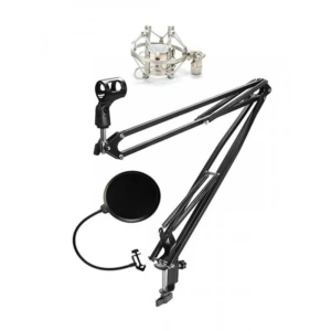 Mikrofon Standı ile Pop Filtre ve Shock Mount Seti