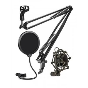 Mikrofon Standı Seti, Shock Mount ve Pop Filter, 50x50