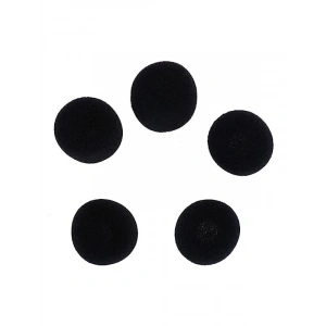 Mikrofon Süngeri ve Pedi, Yaka Mikrofonları İçin Siyah Renkli Yastık