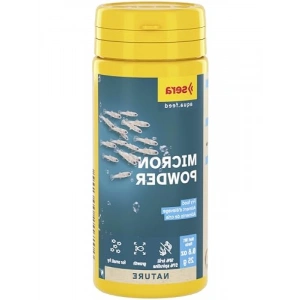 Mikron Toz Balık Yemi 50 ml - Spirulina ve Krill İçeriği