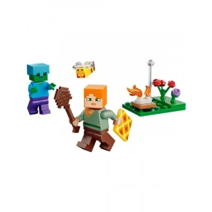 Minecraft Ateş Çatışması Seti, 3D Oyun Deneyimi için Eğlenceli Yapım
