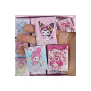 Mini Çıkartma Defteri Seti, Kuromi Melodi Temalı