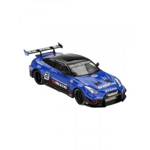 Mini GT 1/65LB Nissan 35GT-RR Diecast Model Araç, Mavi
