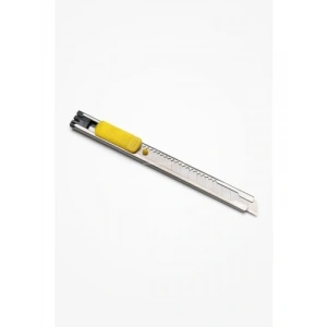 Mini Maket Bıçağı - 9 mm, Metal Gövde, Kırılabilir Uç