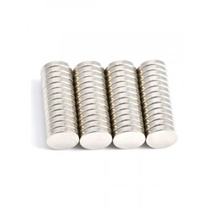 Mini Neodimyum Mıknatıs Disk Seti, 10x2 mm 52 Adet Güçlü Mıknatıs
