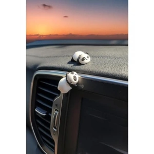 Mini Panda Torpido Süsü, Araç İçi Aksesuar, Eğlenceli Tasarım