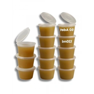 Mini Saklama Kabı Seti, 50 Adet, 120 ml Kapasiteli, Sızdırmaz
