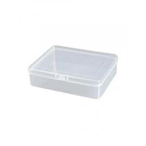 Mini Şeffaf Eşya Saklama Kutusu, Klipsli Kapaklı, 12,5 cm
