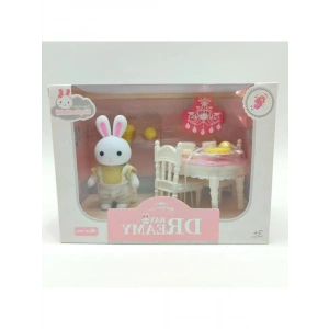 Mini Tavşan Oyun Seti - Yemek Odası