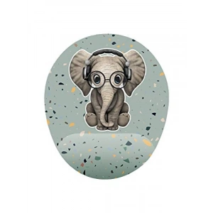 Minik Sevimli Fil Bilek Destekli Mouse Pad