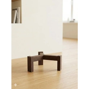 Minimalist Ahşap Saksı Standı, 20x10 cm, Dekoratif Tasarım