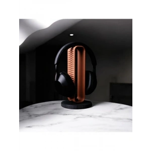 Minimalist Kulaklık Standı, Bakır-Siyah Renk, Şık Tasarım