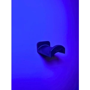 Minimalist Tasarımlı Yapışkanlı Kulaklık Tutucu - Siyah