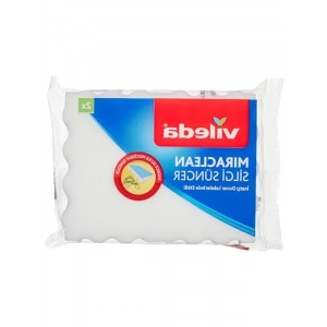 Miraclean Silgi Sünger Seti, Beyaz Düz 2li Paket
