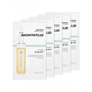 MISSHA Glutathione İçerikli Aydınlatıcı Yaprak Maske (1ad) Mascure Whitening Solution Sheet Mask