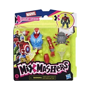 Mixmashers Marvel Scarlet Spider Spider-Man Karıştır ve Eşleştir Aksiyon Figürü