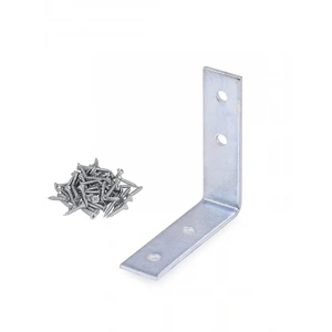 Mobilya Dolap Köşe Bağlantı Demiri - 55x55x15 mm, 25 ADET