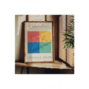 Modern Çerçevesiz Picasso Poster, 30 x 40 cm, Yüksek Kalite