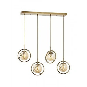 Modern E14 Metal Cam Avize - 80x22 cm