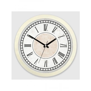 Modern Kadranlı Duvar Saati – Roma Rakamları ve Bej Renk
