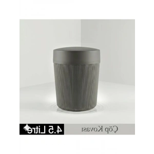 Modern Kapaklı Çöp Kovası, 4.5 Litre, Dekoratif Tasarım