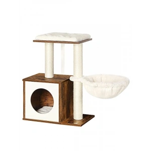 Modern Kedi Ağacı - Tırmalama Direkli Tasarım