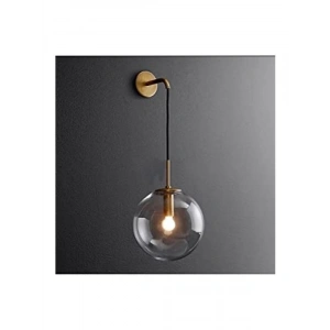 Modern Tasarım Duvar Aplik - Eskitme Füme Cam