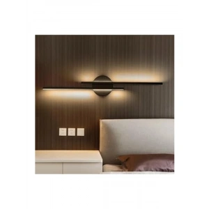 Modern Tasarımlı Siyah Renk LED Duvar Aplik (2li Set)