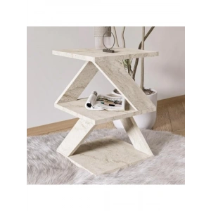 Modern Yan Sehpa, Şık Traverten Tasarım