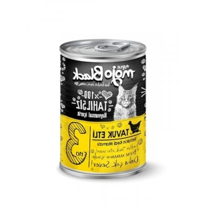 Mojo Black No:3 Tahılsız (400gr) Tavuk Etli Yetişkin Kedi Konservesi 12Lİ