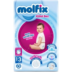 Molfix Külot Bebek Bezi 3 Beden Midi Jumbo 60 adet
