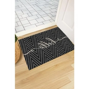 MONNHEIN Kapı Önü Paspası - Modern ve Şık Kapı Paspası | Ev, Ofis ve Dış Mekân Kullanımı İçin (ZigZag Home)