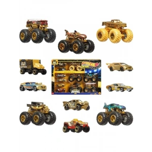 Monster Trucks Araba ve Kamyon Seti - 6 Araç