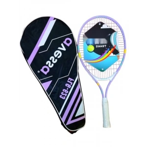 Mor Flamingo Desenli 23 inç Tenis Raketi